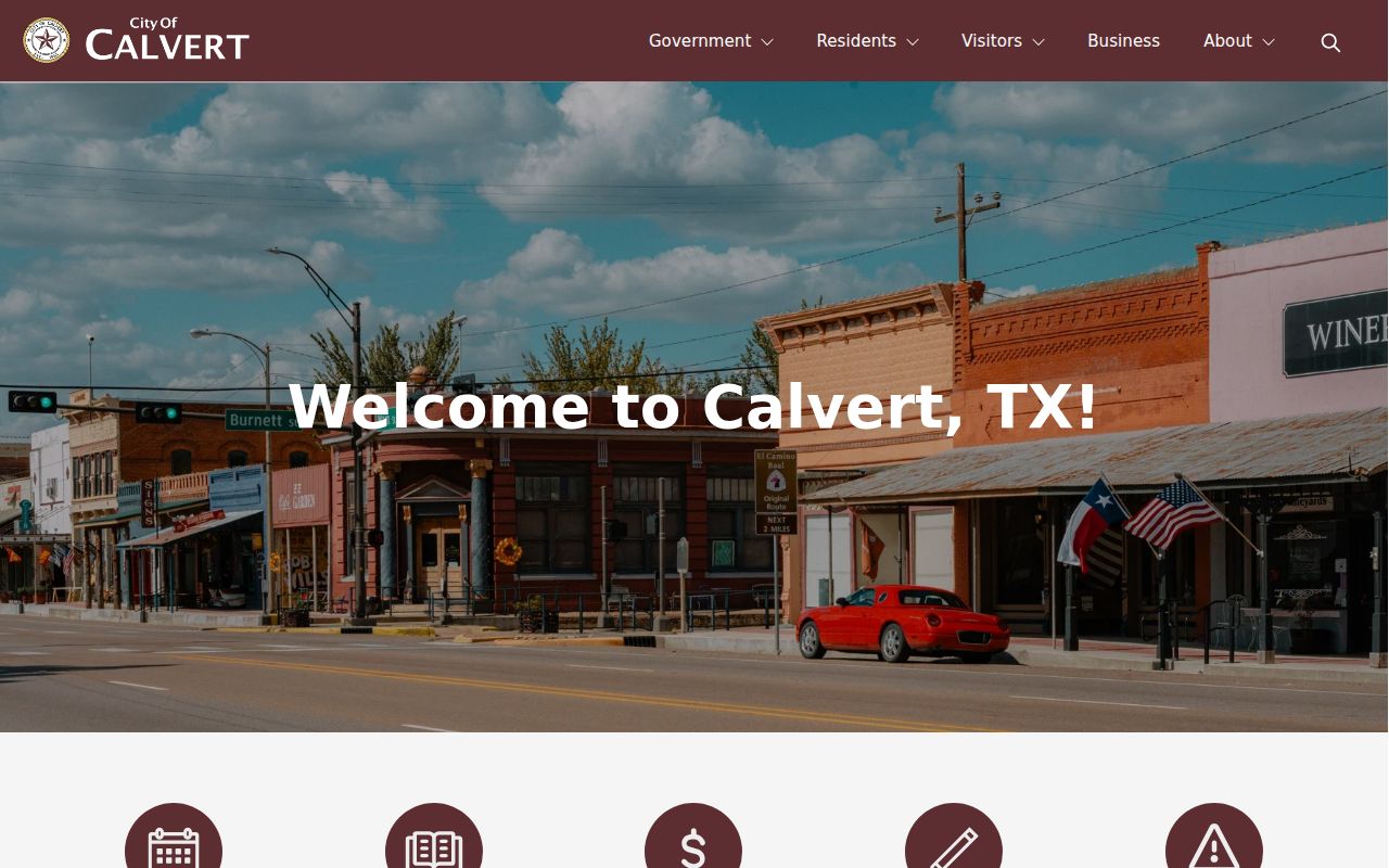 Calvert criminal history city homepage and records contact